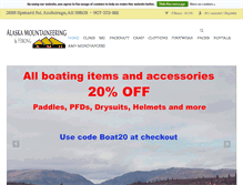 Tablet Screenshot of alaskamountaineering.com